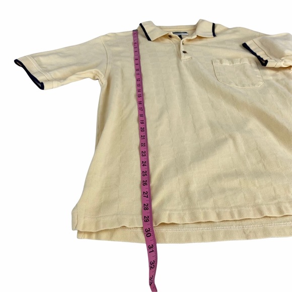 VTG Golf Classics By Munsingwear Polo Shirt Mens Size Large Yellow - Picture 6 of 11